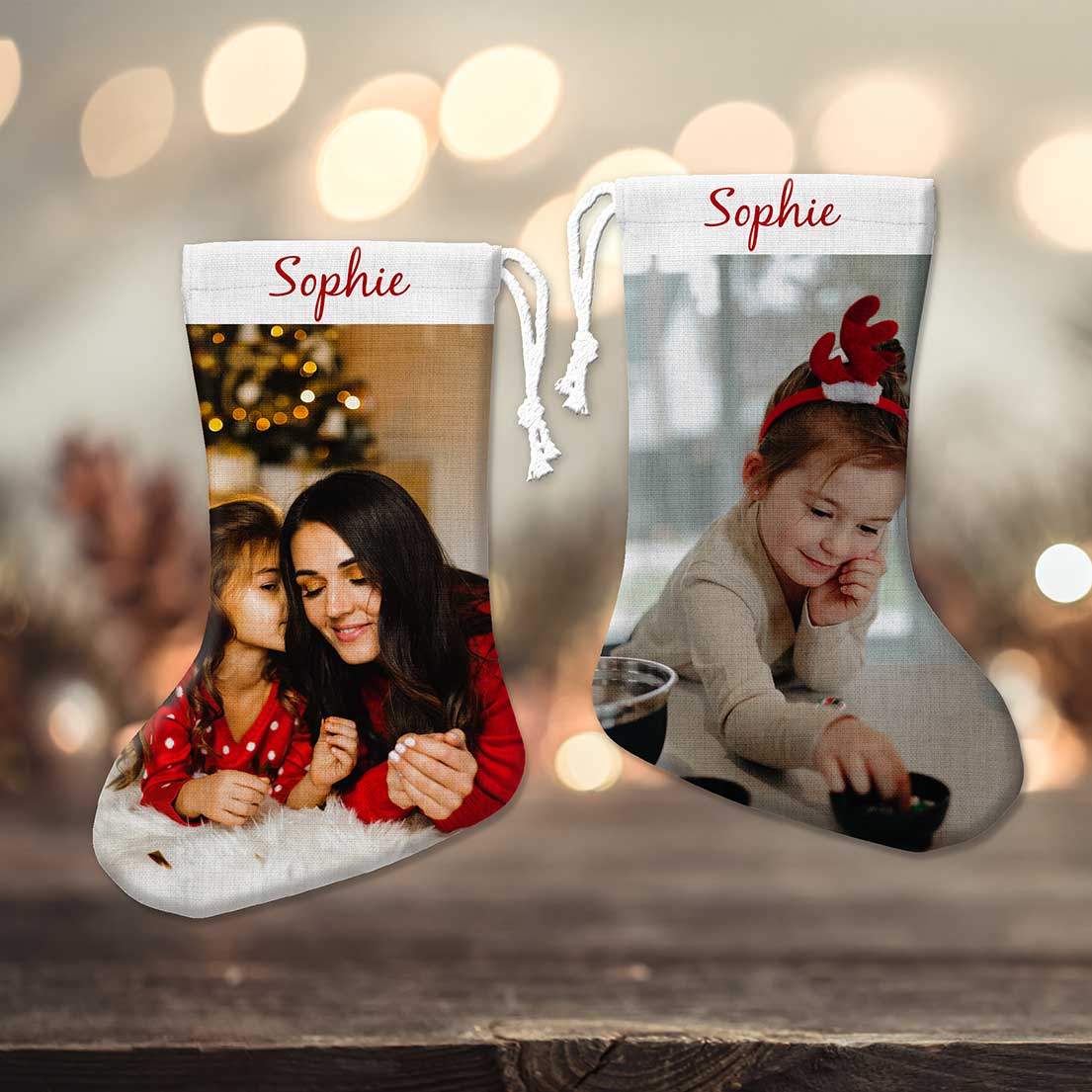 Photo Upload Personalised Stocking